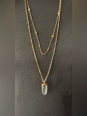 Aria Clear Pendant Stella & Dot necklace - N487G